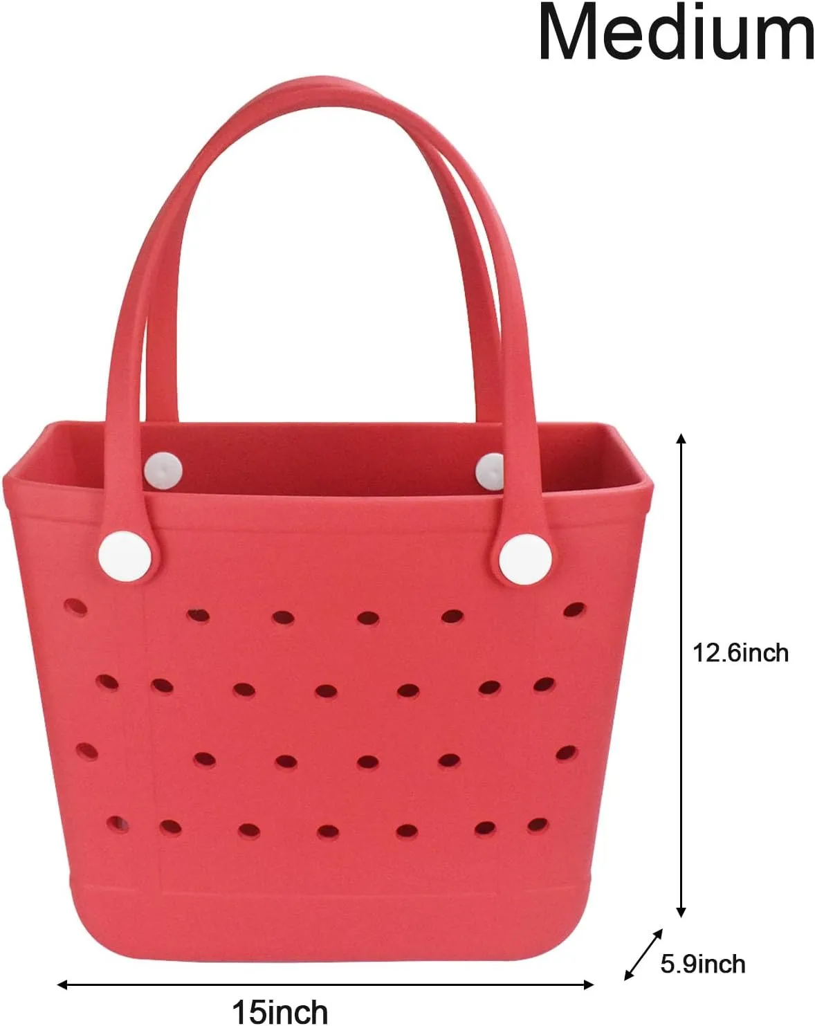 X Large Beach Bag, Oversized Rubber Beach Bag, Washable Open Tote Bag Durable Tote Travel Bags