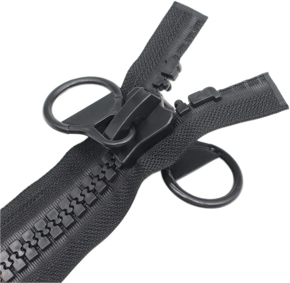 YaHoGa #20 250cm Super Large Plastic Zipper Double Sliders Double Sided Puller Huge Separating Zipper for Tent, DIY, Sewing, Crafts, Bags, Tents, Boat, Cover, Canvas (DP)