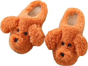 YILANLAN Women's Cartoon Animal Dog Home Cute Slippers - Warm Winter Slippers