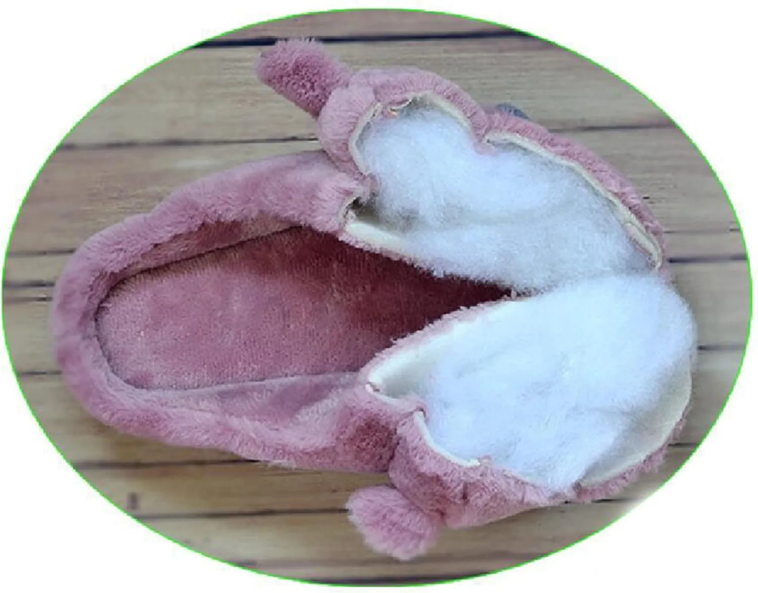 YILANLAN Women's Cartoon Animal Hippo Slippers - Winter Warm Furry Cute Home Slippers