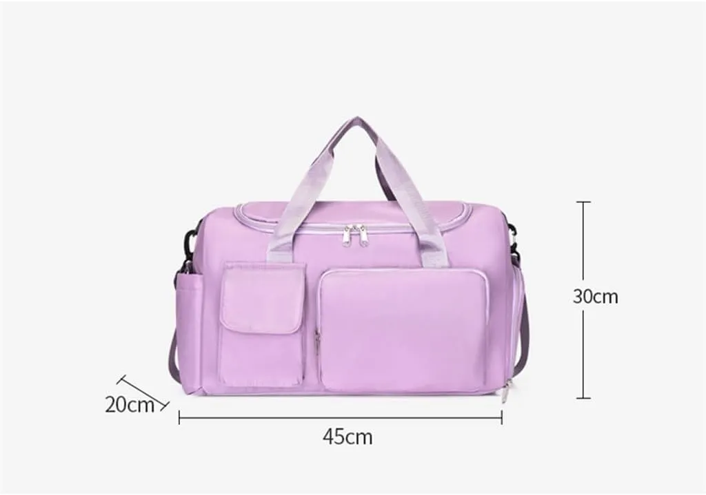Yoga Swimming Fitness Bag Large Capacity Delivery Bag Dry Wet Separation Travel Bag