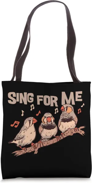 Zebra Finch Bird Tote Bag