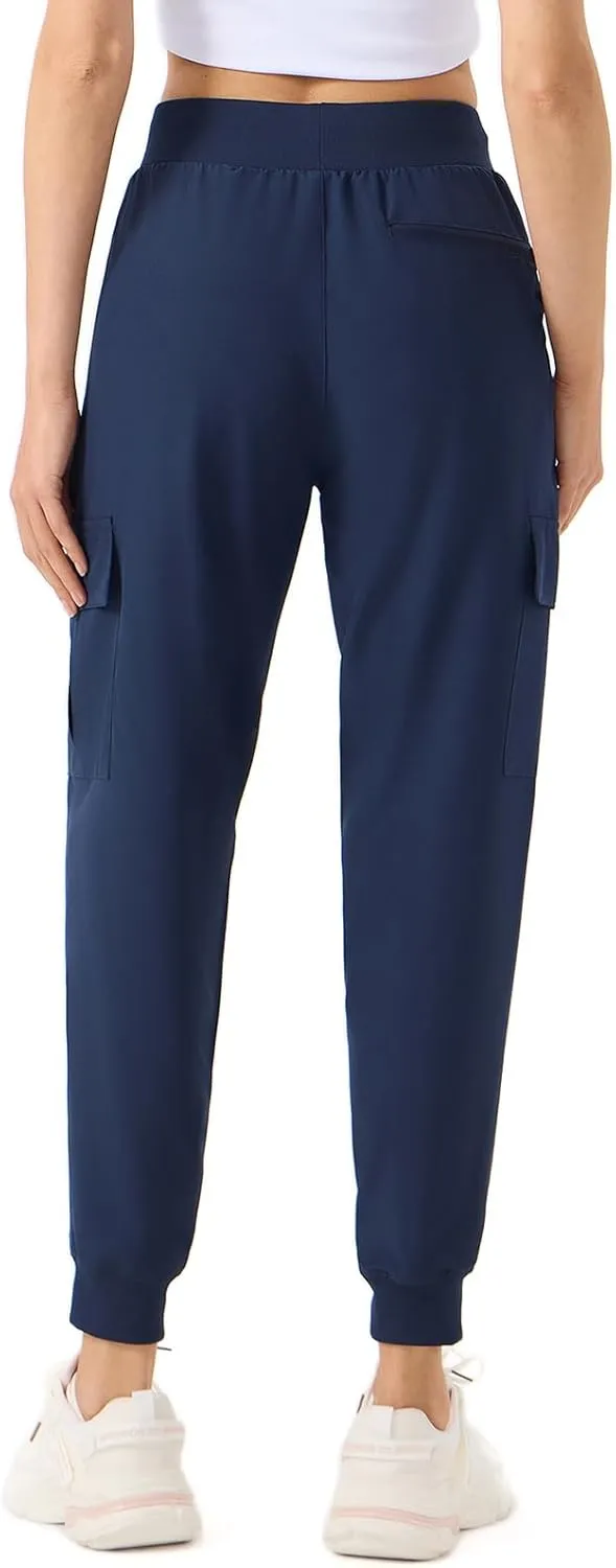 ZENGVEE Women's Quick Dry Hiking Cargo Pants with 5 Pockets Lightweight Athletic Travel Outdoor Joggers Casual Track Pants