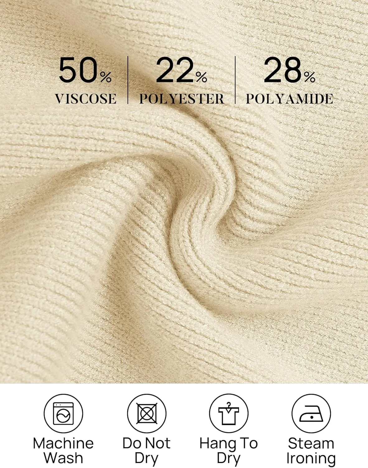 ZESICA Women's Winter Oversized Sweaters Long Sleeve Color Block Mock Neck Side Slit Comfy Loose Knitted Pullover Tops