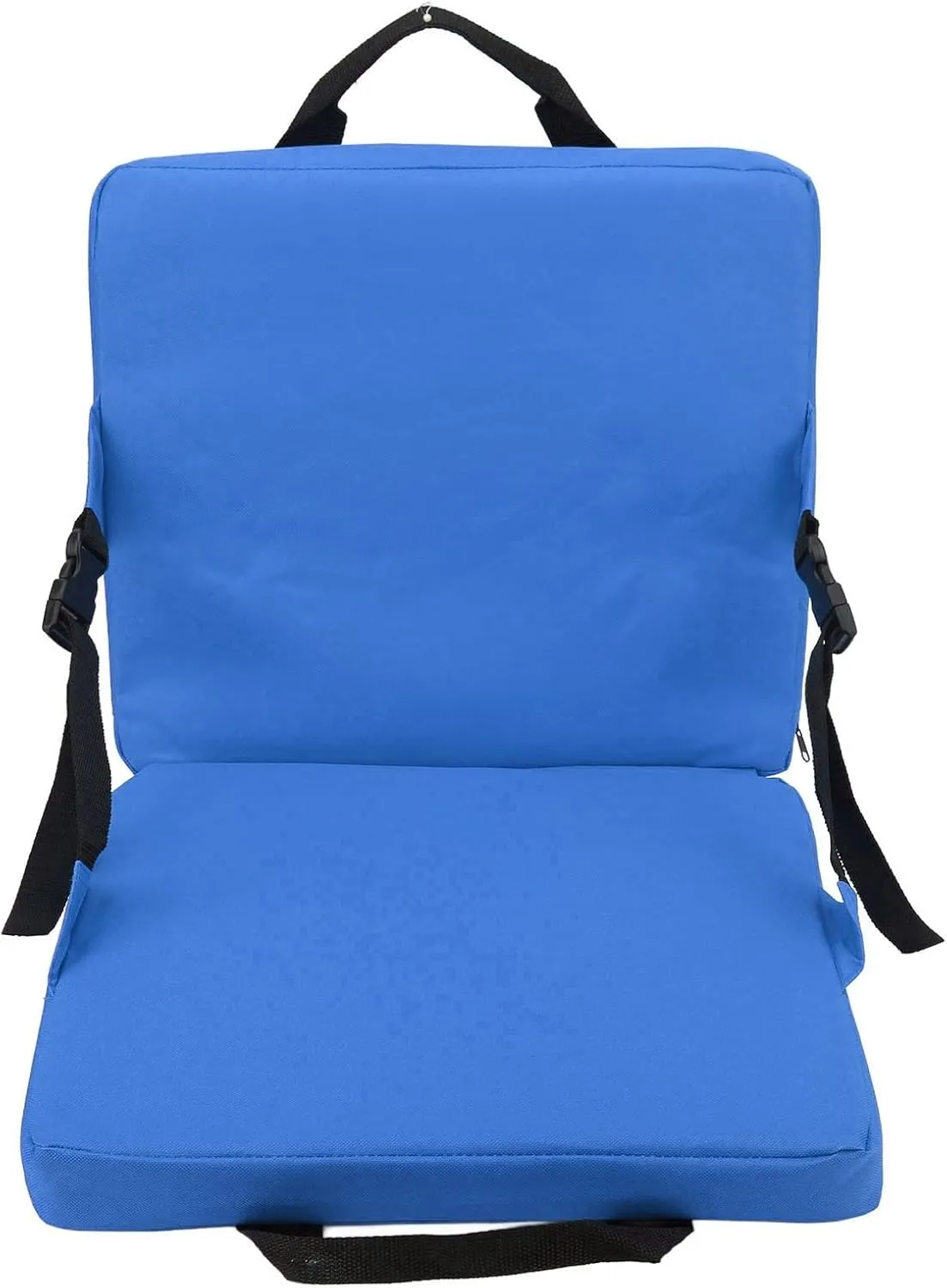 ZJchao Bleacher Seat Backrest, Padded Stadium Seats with Backs Portable Cushion Bleachers Seats with Back Support Folding Lightweight Seat with Backrest for Camping Hiking, Adjustable