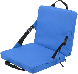ZJchao Bleacher Seat Backrest, Padded Stadium Seats with Backs Portable Cushion Bleachers Seats with Back Support Folding Lightweight Seat with Backrest for Camping Hiking, Adjustable