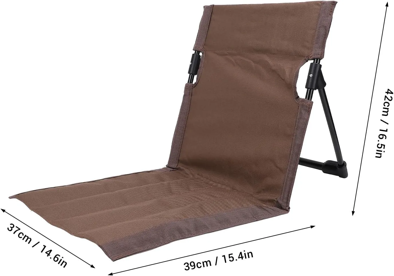 ZJchao Camping Chair, Outdoor Chairs, Folding Chairs for Outside, Beach Floor Chair with Adjustable Back Support Folding Portable Lightweight Breathable Camping Floor Chair for Outdoor Fi